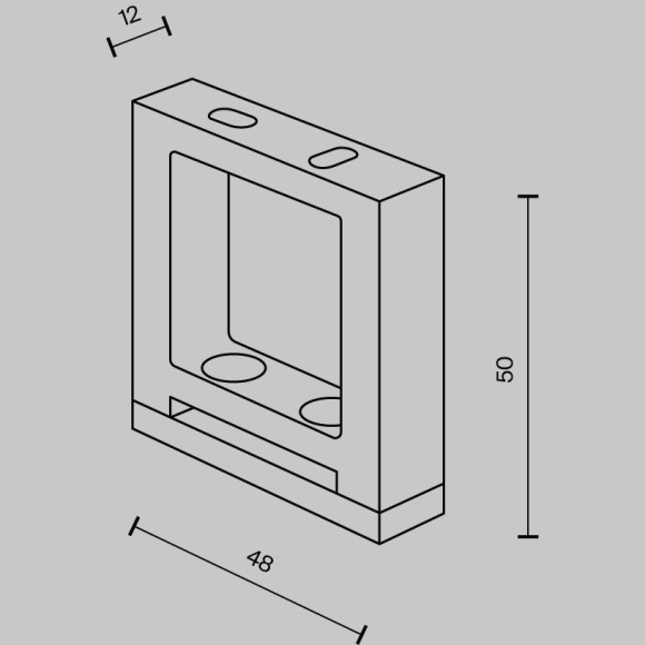 Комплектующие для текстильной подвесной системы Technical TRA130BS-B-1