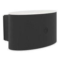 75875 Аккум. настенн. свет-к сенсорн., димм. VALGIANO, H70, 5W(LED), IP44, 3000K, 4000K, 6500K, 300lm, пластик, черный