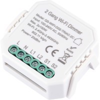 ST9000.500.02CDIM Двухканальное Wi-Fi реле-диммер ST-Luce Around