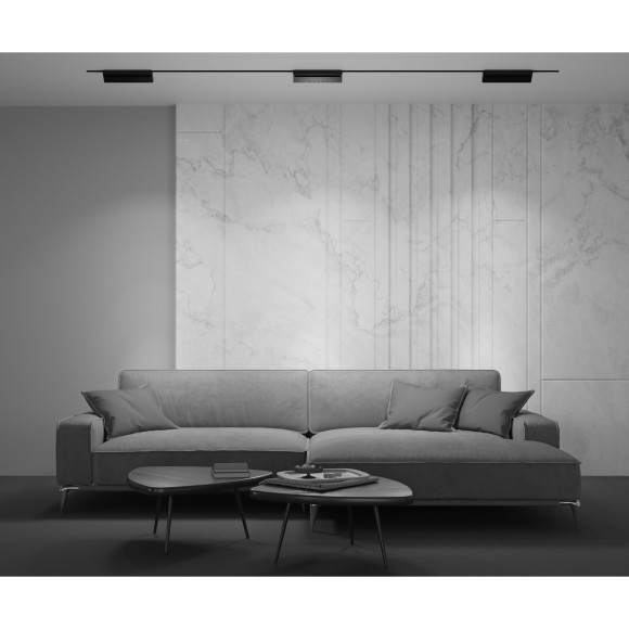 TR013-2-20W4K-B Трековый магнитный светодиодный светильник Maytoni Gravity CRI90+ 4000К 1600Лм 120° 20Вт