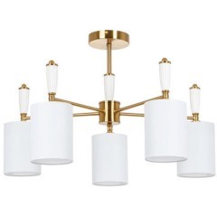 Люстра на штанге Arte Lamp WAVERLEY A4102PL-5PB