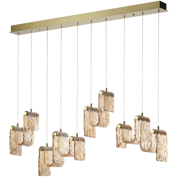 5105/52L Люстра линейная Odeon Light L-VISION LED Ra90 Lm3156 52W 4000K FLOW