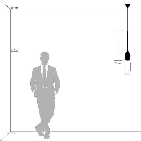 Подвесной светильник с 1 плафоном Lightstar 807110 Meta d'uovo под лампу 1xE14 40W