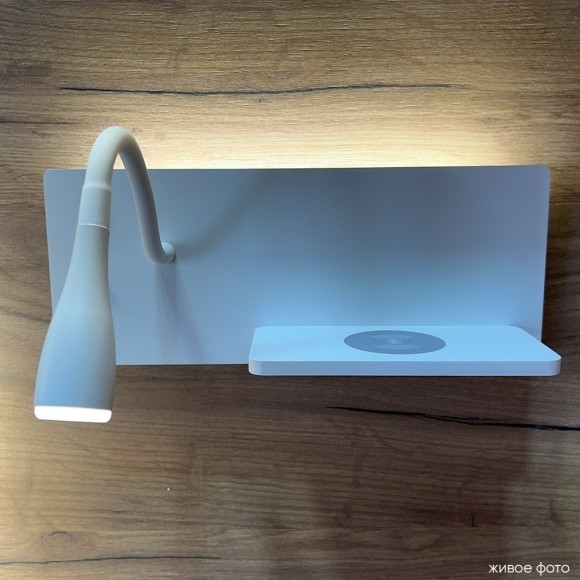 Бра Crystal Lux Ra80 Lm660 3000K ELQI AP11W LED WH 4191/411