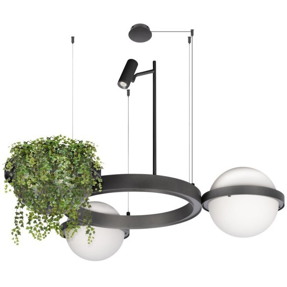 10121/2 Dark grey Подвесной светильник LOFT IT Jardin