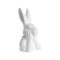 427974 Фигурка Заяц GOPENG, L120, B95, H197, керамика, белый