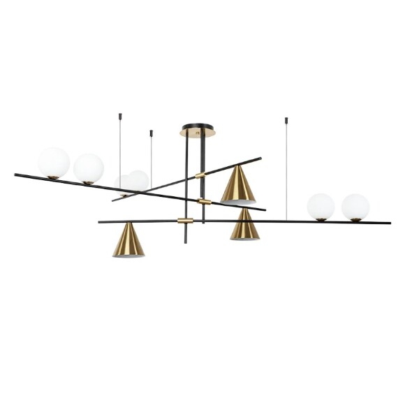 Люстра потолочная Arte Lamp A7029PL-9BK JACOB под лампы 9xE27 40W