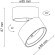 ST651.442.09 ST Luce Светильник потолочный, LED, 4000K 1х9W, 720Lm, Ra90, IP20, D85xH87, поворотный черный, угол 120°