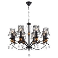 Люстра подвесная Lussole LSP-8104 ARIVACA IP21 под лампы 8xE14 320W