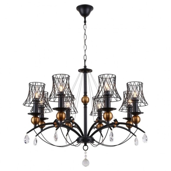 Люстра подвесная Lussole LSP-8104 ARIVACA IP21 под лампы 8xE14 320W