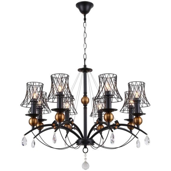 Люстра подвесная Lussole LSP-8104 ARIVACA IP21 под лампы 8xE14 320W