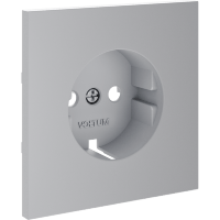 VLS000616 Накладка для розетки с заземлением серого цвета VOLTUM S70 (серый)