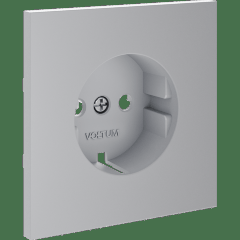 VLS000616 Накладка для розетки с заземлением серого цвета VOLTUM S70 (серый)