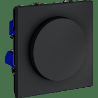 VLS070307 Диммер (светорегулятор) поворотно-нажимной 600 Ватт, графитового цвета VOLTUM S70 (графит)