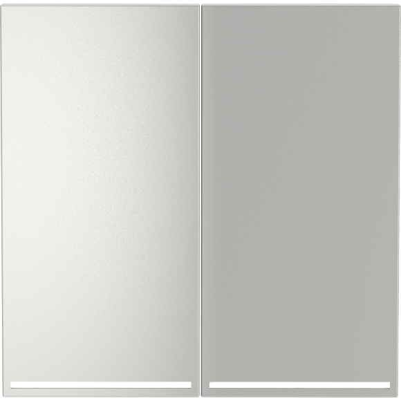 VLS000405 Клавиши стального цвета для выключателя и переключателя двухклавишного с подсветкой VOLTUM S70 (сталь)