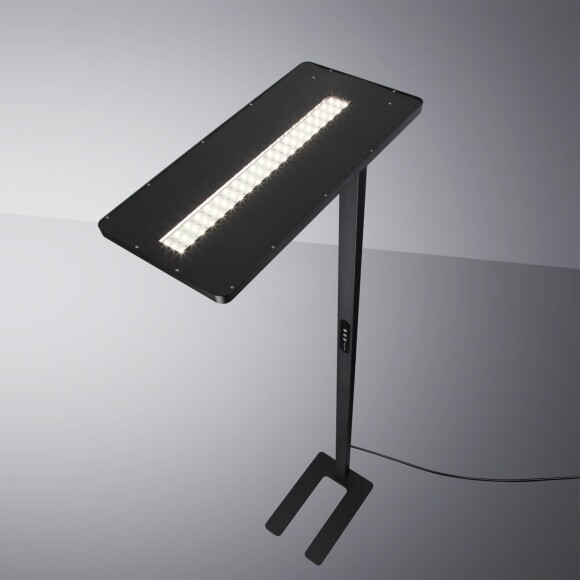 Novotech Studi 359974 Функциональный черный торшер профессионального назначения, с сенсорным диммером, LED 50W+50W 4000K 6500Лм 180° CRI98 UGR≤16 IP20 Novotech Studi 359974 Функциональный черный торшер профессионального назначения, с сенсорным диммером, LED 50W+50W 4000K 6500Лм 180° CRI98 UGR≤16 IP20