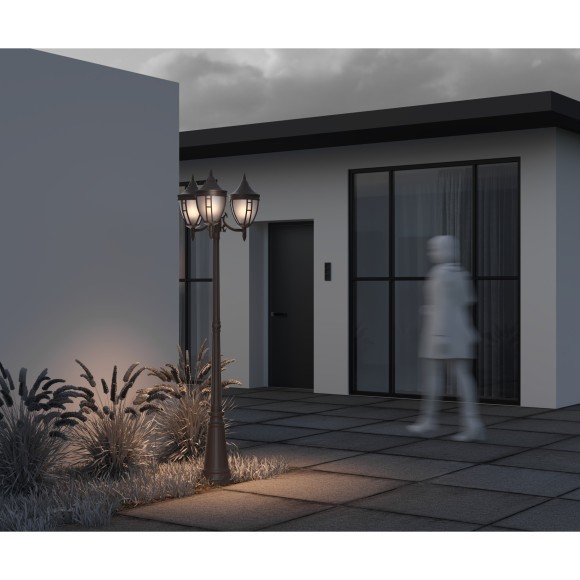 Уличный наземный светильник Maytoni O026FL-03B Rivoli IP44 под лампы 3xE27 60W