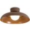 Freya Movement FR5602CL-L10BR Потолочный светодиодный светильник диаметром 30см, с металлическим коричневым плафоном, CCT переключение цветовой температуры на драйвере, LED 10Вт 2700;3000;4000К CRI80 120° IP20 220В