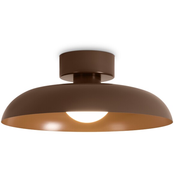 Freya Movement FR5602CL-L10BR Потолочный светодиодный светильник диаметром 30см, с металлическим коричневым плафоном, CCT переключение цветовой температуры на драйвере, LED 10Вт 2700;3000;4000К CRI80 120° IP20 220В
