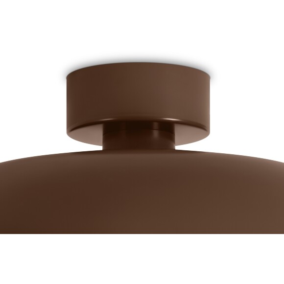 Freya Movement FR5602CL-L10BR Потолочный светодиодный светильник диаметром 30см, с металлическим коричневым плафоном, CCT переключение цветовой температуры на драйвере, LED 10Вт 2700;3000;4000К CRI80 120° IP20 220В