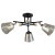 Потолочная люстра со стеклянными плафонами Arte Lamp GLASSY A5078PL-3BK лампы E27 3шт