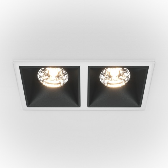 Встраиваемый светильник Maytoni DL043-02-15W3K-SQ-WB Alfa LED светодиодный 2xLED 30W
