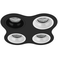 Встраиваемый светильник Lightstar D64707060606 Domino под лампы 4xGU5.3 200W