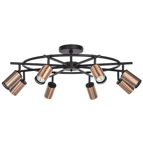 Люстра на штанге Lightstar LR718308 Rullo под лампы 8xGU10 400W