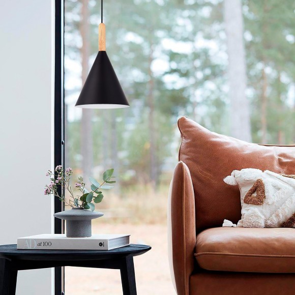 SLE1255-403-01 Светильник подвесной Черный/Черный E27 1*40W ARKET