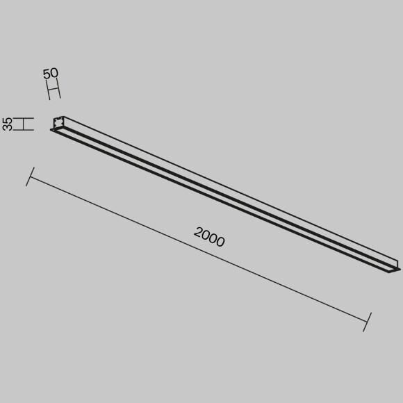 Линейный светильник Technical LL313007