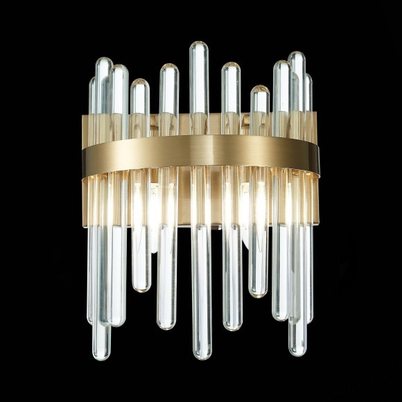 SL1167.301.02 Бра ST-Luce Латунь/Латунь, Прозрачный E14 2*40W TELLURIO SL1167.301.02 Бра ST-Luce Латунь/Латунь, Прозрачный E14 2*40W TELLURIO