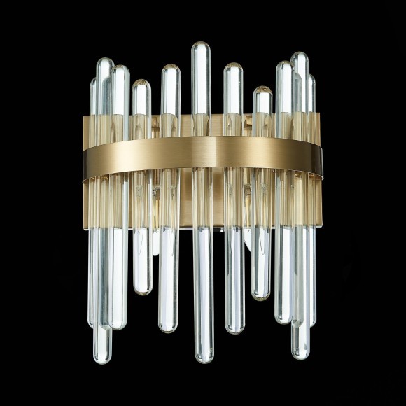 SL1167.301.02 Бра ST-Luce Латунь/Латунь, Прозрачный E14 2*40W TELLURIO SL1167.301.02 Бра ST-Luce Латунь/Латунь, Прозрачный E14 2*40W TELLURIO