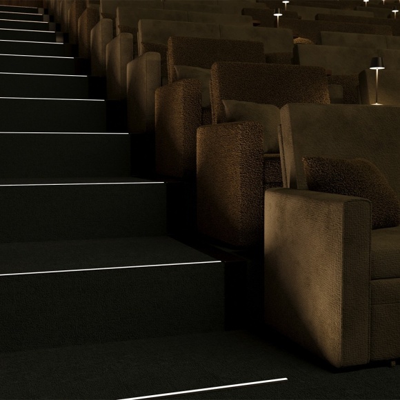 Алюминиевый 2м черный профиль встраиваемый в пол 37x10мм Maytoni ALM-3710-S-2M арт 636023