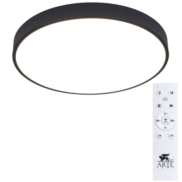Люстра потолочная Arte Lamp A2672PL-1BK ARENA светодиодная LED 70W