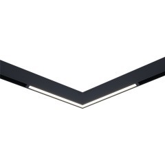 ST664.496.18H Угловой черный магнитный светодиодный SMART светильник 18W 2700K-6000K 1440лм Ra90 120° SKYLINE 220