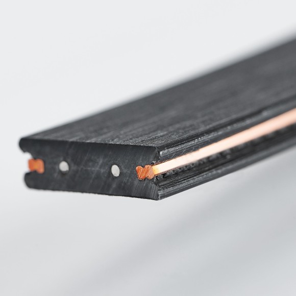 Шинопровод гибкий 48V 10м черный Due Hermes Lightstar 510107