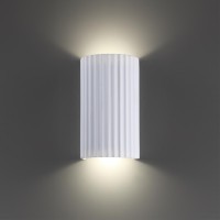 371016 Настенный белый гипсовый светильник под покраску с 2 сменными лампами GU10 макс. 50W Novotech YESO