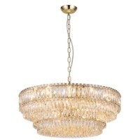 Люстра подвесная классическая хрустальная под лампы E14 Favourite 4781-18P