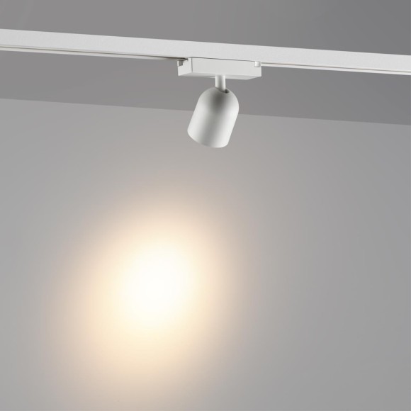 359809 Белый светодиодный однофазный трехжильный трековый светильник 10Вт 882Лм 3000К 32° CRI≥90 180-265V IP20 Novotech SOLETTE