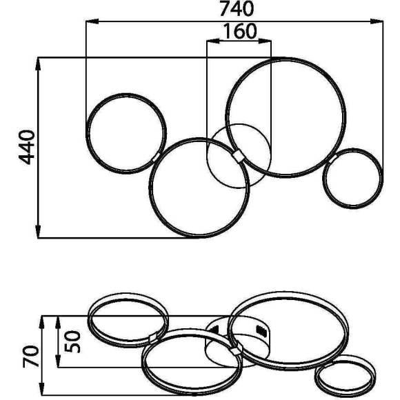 Потолочный светильник Maytoni MOD448CL-L35WK
