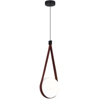 SL2002.403.01 Светильник подвесной ST-Luce Черный, Терракотовой/Белый E27 1*60W MOONBAG