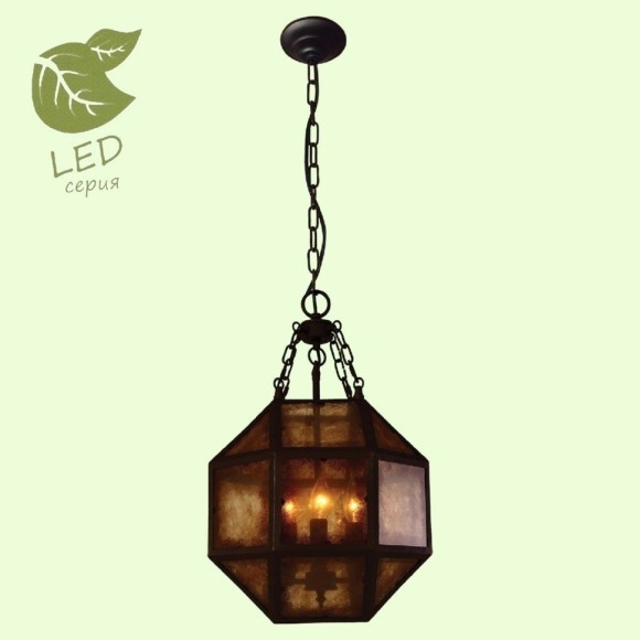 Подвесной светильник с 3 лампами Lussole GRLSP-9894 Newburgh IP21 под лампы 3xE14 7W