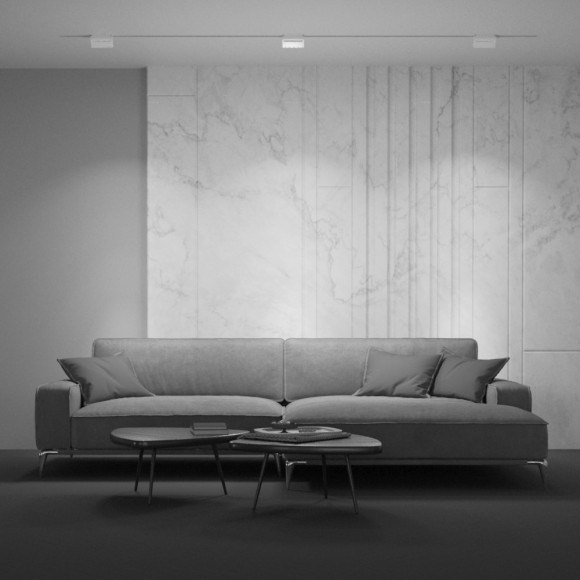 TR013-2-10W3K-W Трековый магнитный светодиодный светильник Maytoni Gravity CRI90+ 3000К 800Лм 120° 10Вт