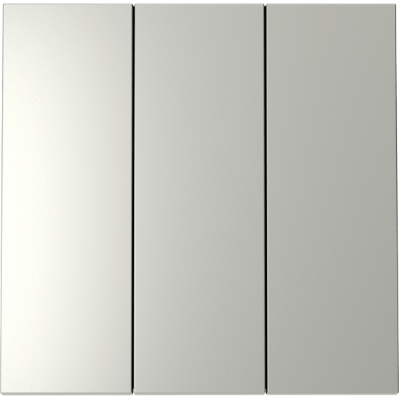 VLS000505 Клавиши для выключателя и переключателя трехклавишного стального цвета VOLTUM S70 (сталь)