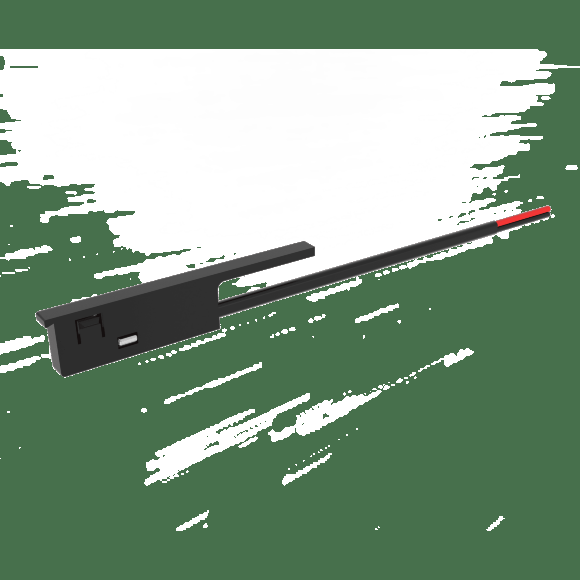 Crystal Lux CLT 0.206 02 L2000 BL 1408/118 Ввод питания от внешнего драйвера (блока питания/трансформатора) для шинопроводов серии UX5, 70x15x5мм