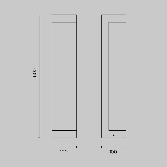Уличный наземный светильник Maytoni O013FL-L9B Barclay Street IP54 светодиодный LED 9W