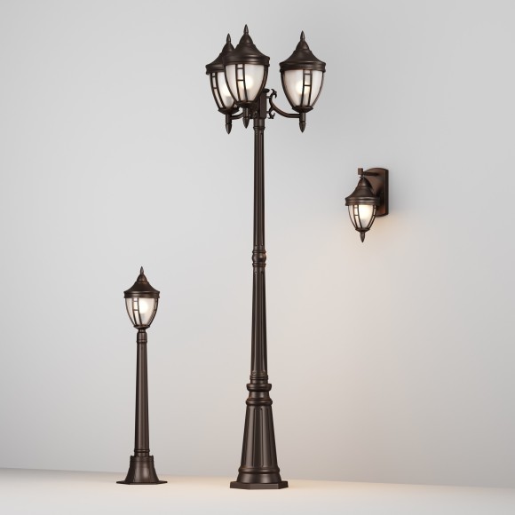 Уличный наземный светильник Maytoni O026FL-01B Rivoli IP44 под лампу 1xE27 60W