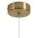 Freya Mote FR5601PL-01GR Светильник светодиодный подвесной, декоративный интерьерный подвес с металлом цвета латунь, плафон 19,5см стекло дымчатое с вкраплениями, CCT перекл. цветовой температуры на драйвере, LED 5Вт 2700;3000;4000К CRI80 360° IP20 220V