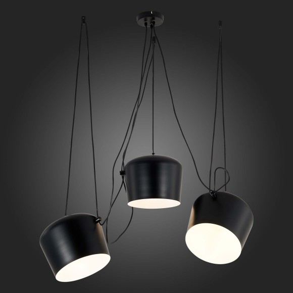 SLE120643-03 Светильник подвесной Черный/Черный E27 3*40W TRIESTE SLE120643-03 Светильник подвесной Черный/Черный E27 3*40W TRIESTE