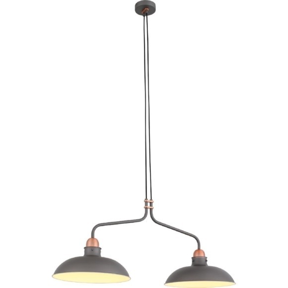 Подвесной светильник с 2 плафонами ST Luce SL323.403.02 Pietanza под лампы 2xE27 60W